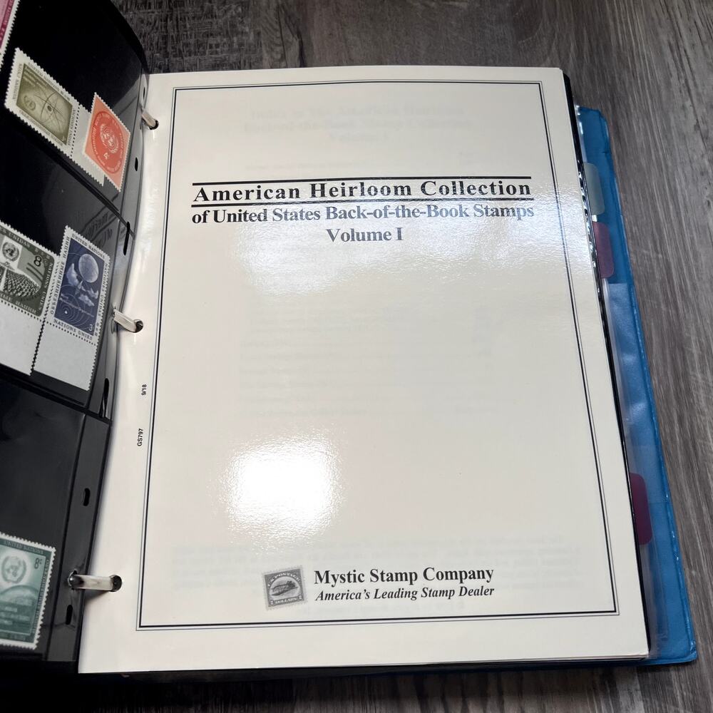 VINTAGE U.S. Stamp Collection Album First Day Covers Revenue Airmail 1862-1980s